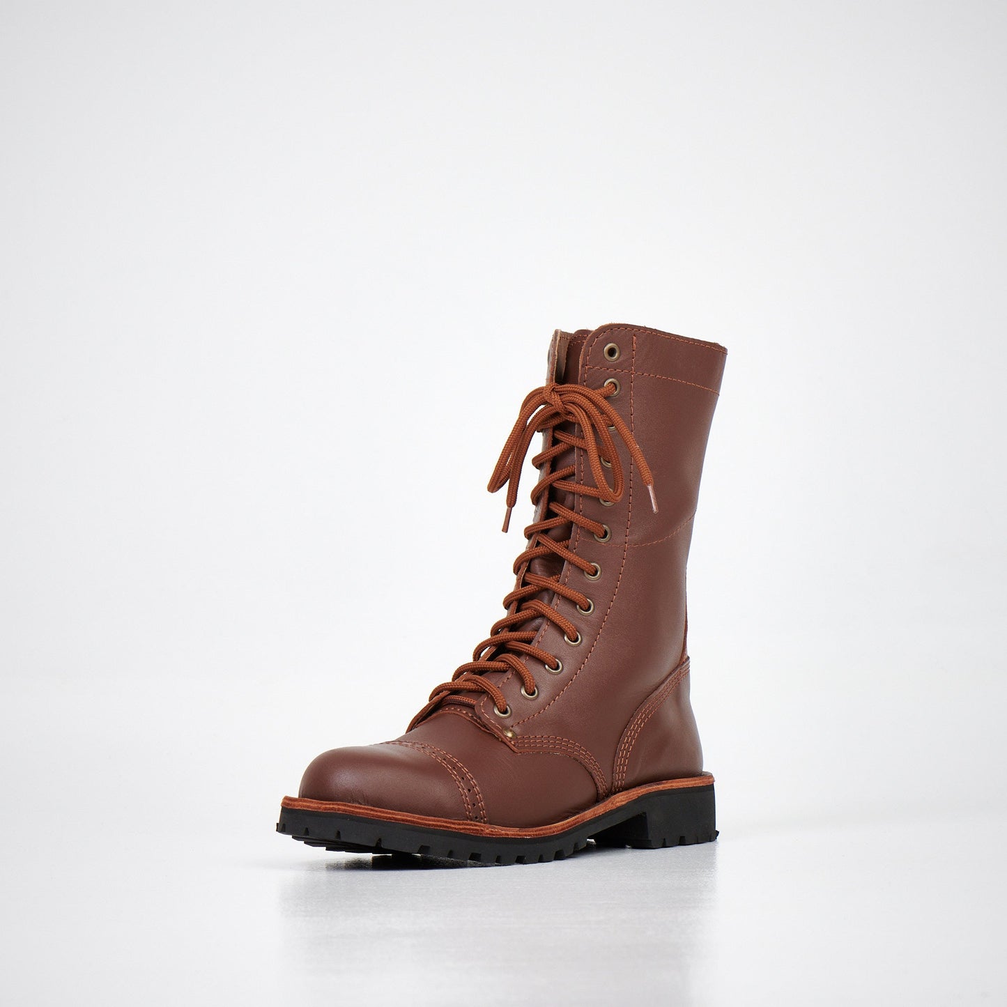 Leder Boots AIPI 2.2 Handmade handgemacht - Braun Cognac - Maciella