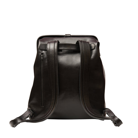 Maciella Lederrucksack "The Doctor" (Schwarz): Vintage - Eleganz trifft moderne Funktionalität - Maciella