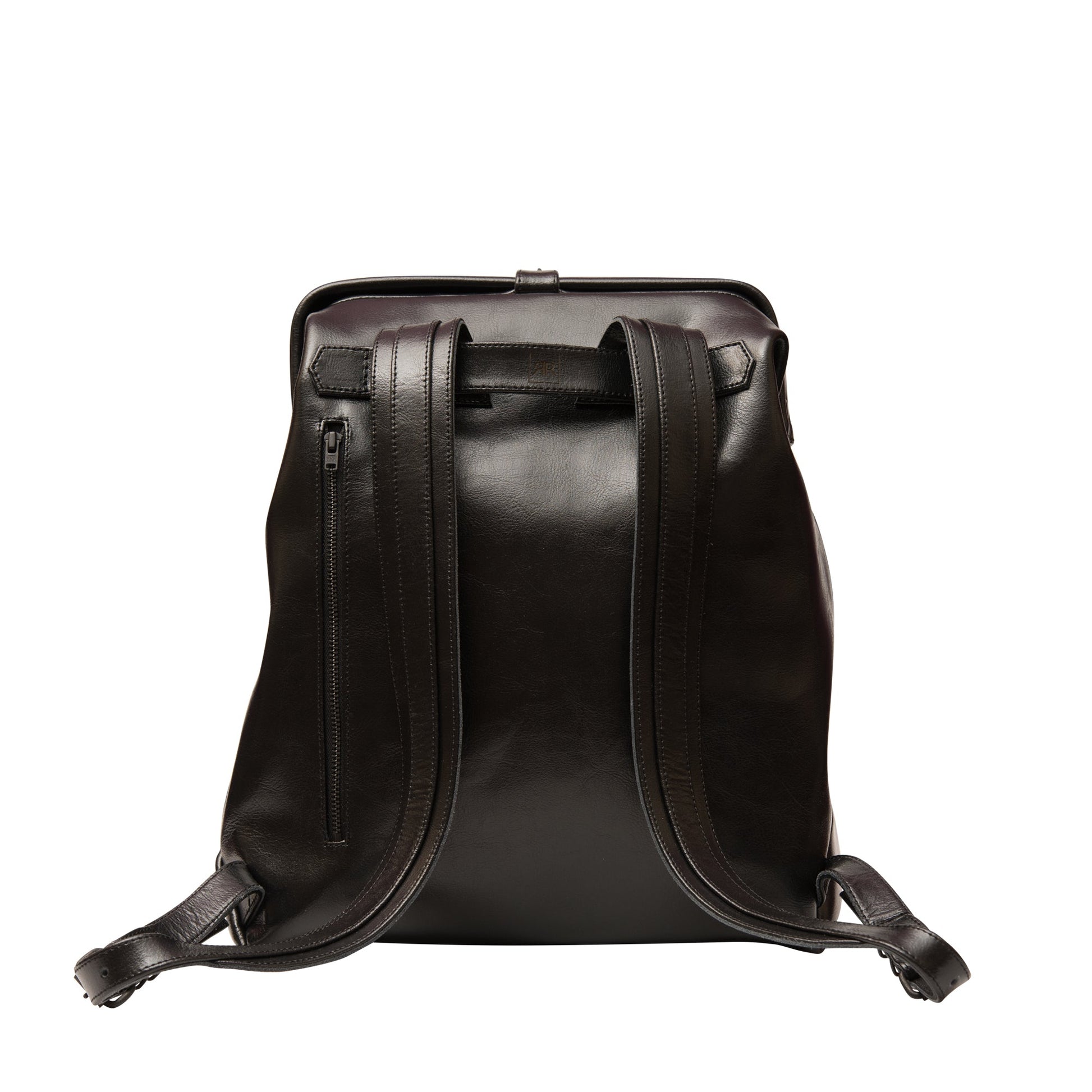 Maciella Lederrucksack "The Doctor" (Schwarz): Vintage - Eleganz trifft moderne Funktionalität - Maciella