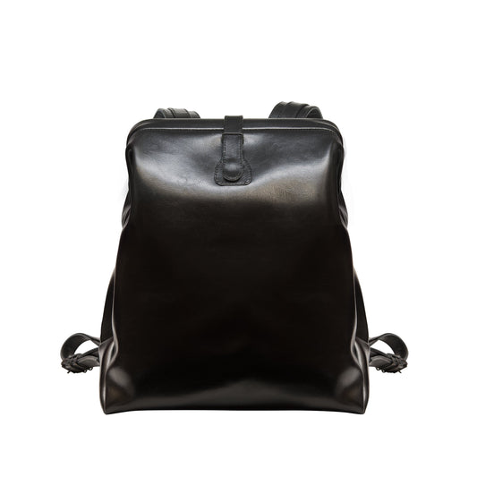Maciella Lederrucksack "The Doctor" (Schwarz): Vintage - Eleganz trifft moderne Funktionalität - Maciella